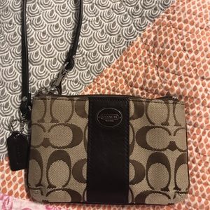 Coach small wristlet